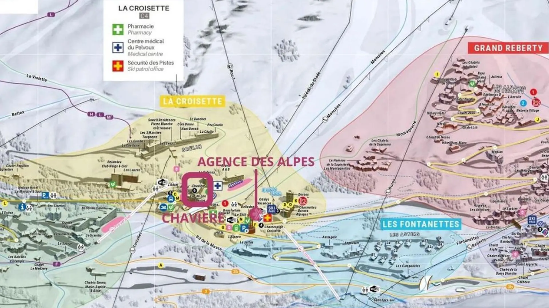 Grand Appartement 2 Pieces Ski Aux Pieds A La Croisette, Menuires, 5 Pers. - Fr-1-452-181 생마르탱 드 벨빌 아파트 생마르탱 드 벨빌